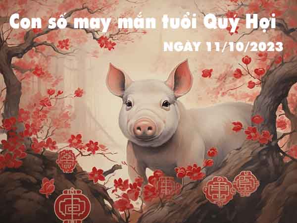 Thống kê con số may mắn tuổi Quý Hợi ngày 11/11/2023 hôm nay